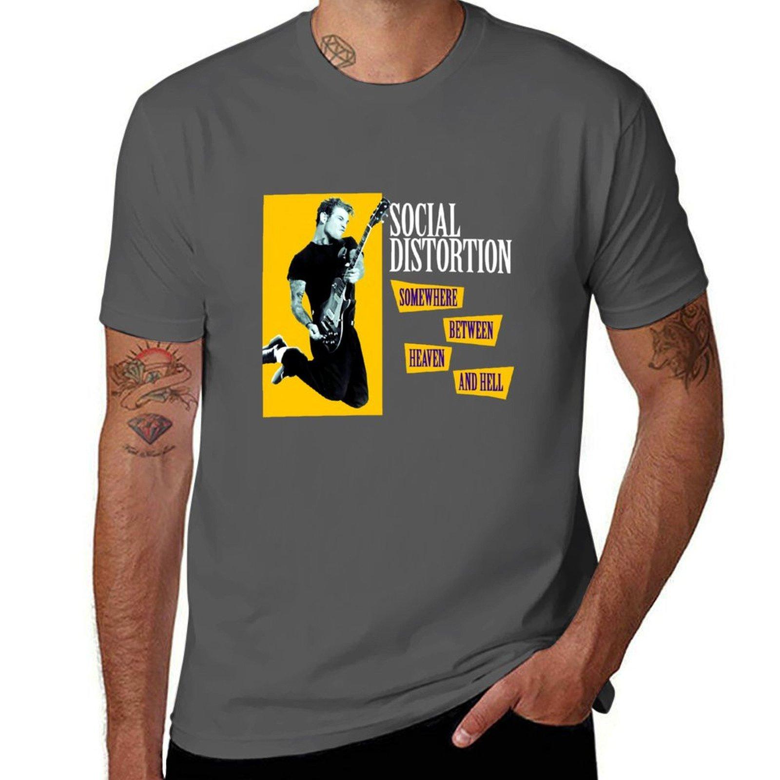 Social Distortion T-Shirt t shirt man casual t shirts designer T-Shirt 4XL
