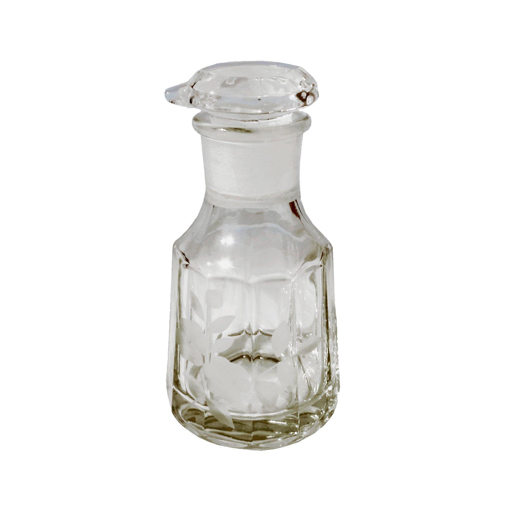 

Hirota Glass Soy Sauce Edo Hana Camellia Dispenser, Kiriko, Spring/New Design, 272-I