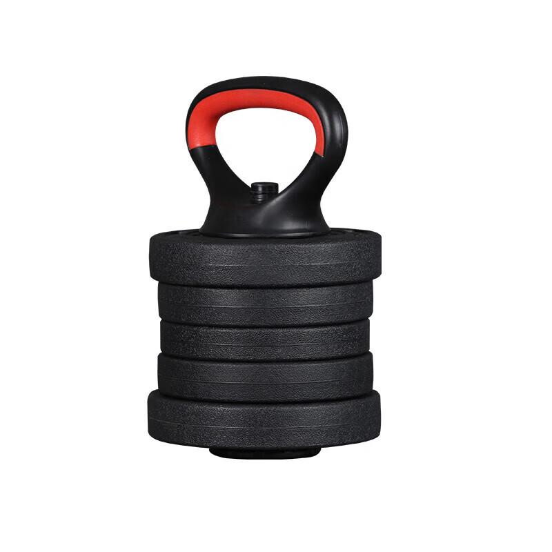 AOKEDU Adjustable Dumbbell Barbell Kettlebell Combo Set