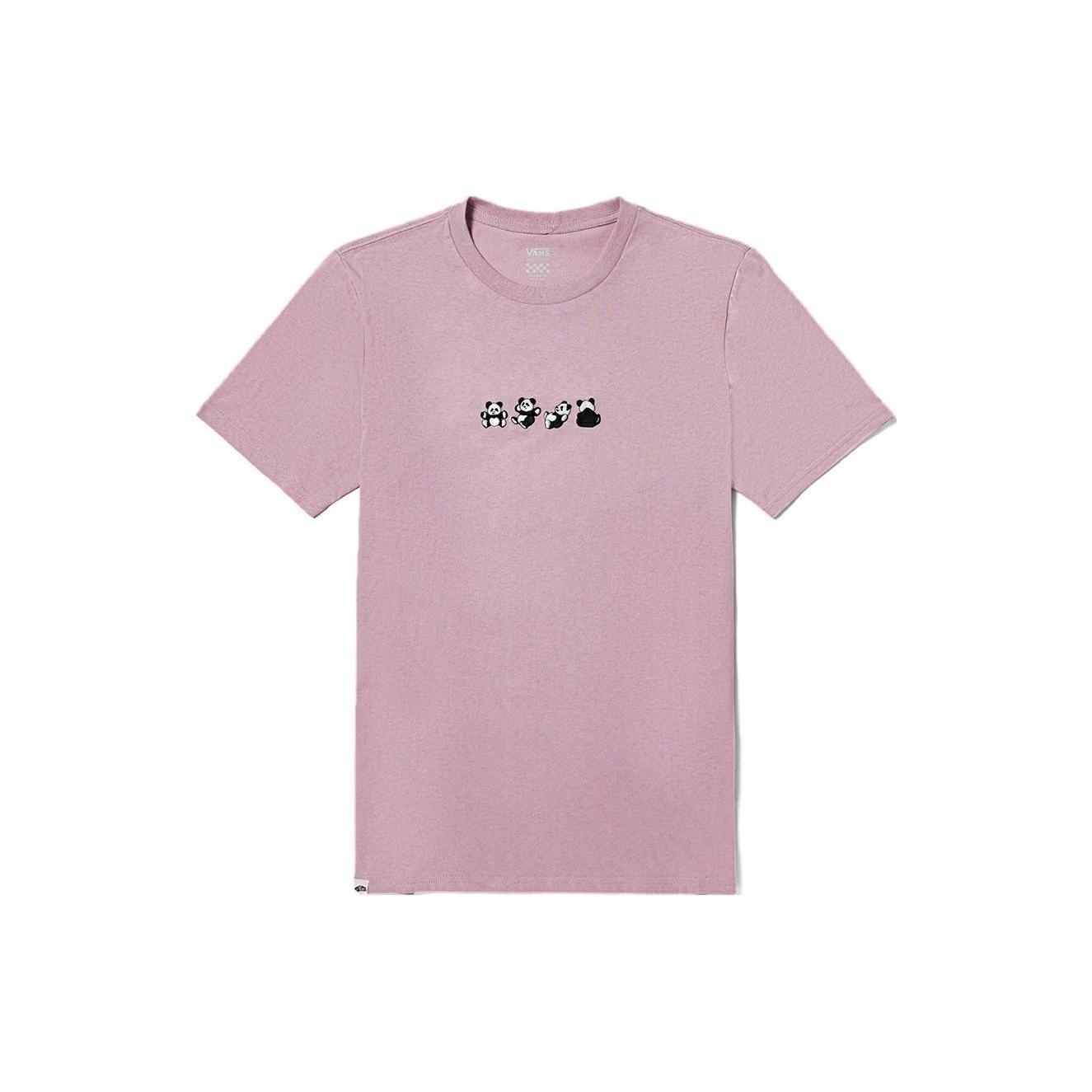 (WMNS) Vans Panda Logo T-shirt  Pink Mauve  Women s VN000FREBLT L