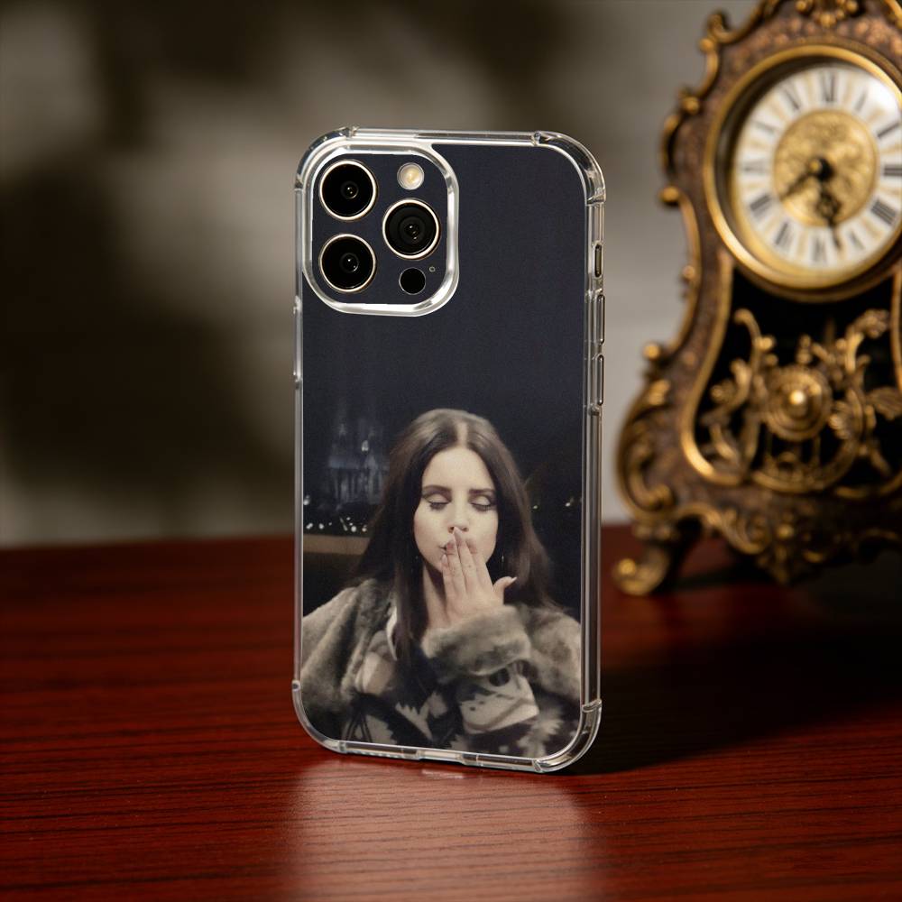 L-Lana D-Del R-Rey Singer Phone Case For iPhone 17 16 15 14 13 12 11 Mini Pro Max Plus Transparent Cover