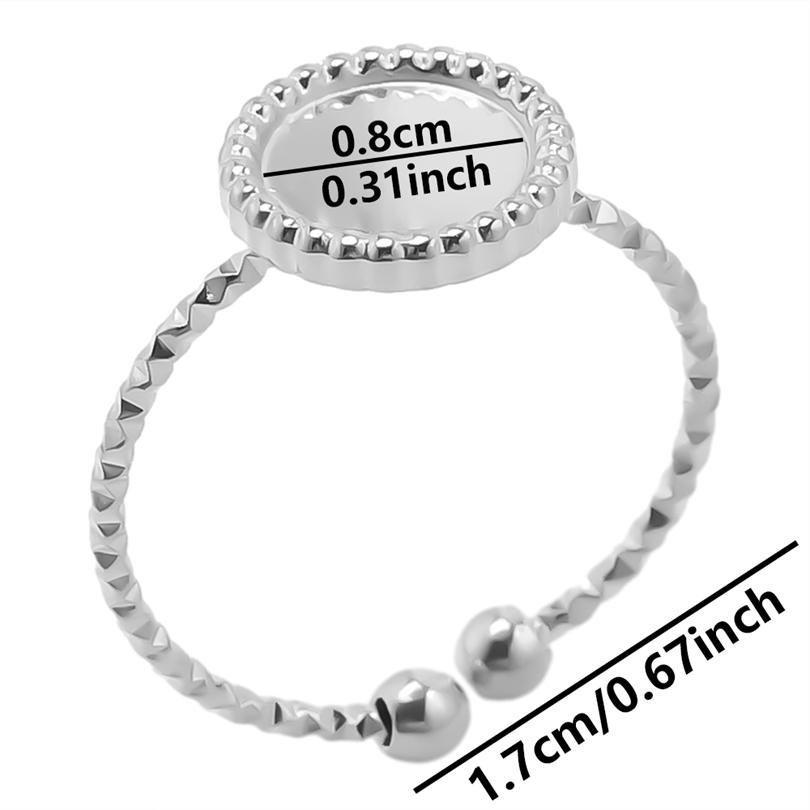Punk Male Jewelry Mushroom Bone Moon Star Ring Stainless Steel Adjustable Rings For Women Men Accessories Leaf Finger Bague Gift