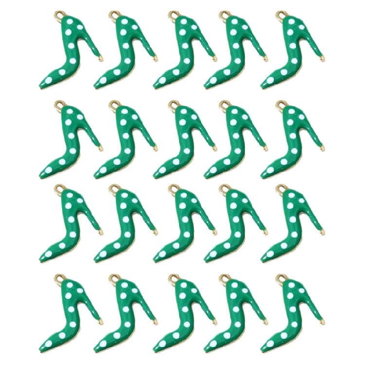 High Heel Shoe Jewelry Charm Stainless Steel Crafting Supplies For Handmade Accessories Key Rings And Bag Ornaments