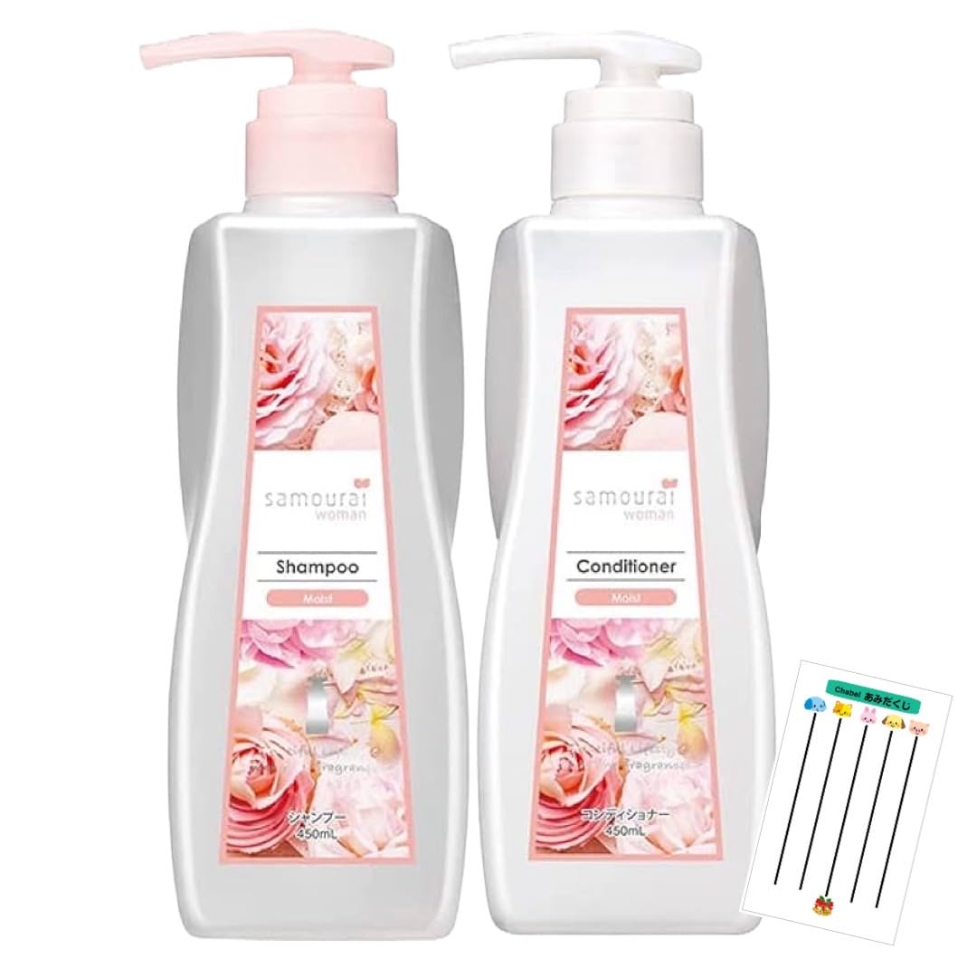 

Samourai Woman Шампунь и Кондиционер по 450 мл каждый Набор с дозаторами + Лотерея Chabel (Самурайка Увлажняющий)