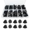150Pcs Rubber Pin Backs Locking With Storage Case Keepers for Brooch Tie Hat Badge 