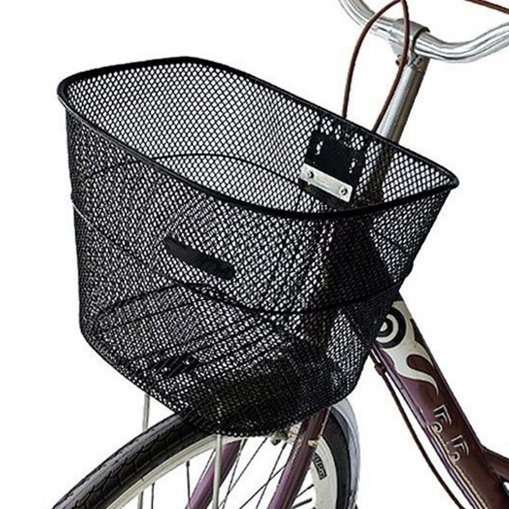 Metal Large Cart Basket Easy To Install Fixed Backpack New Bicycle Front Basket