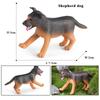 Oenux Dog Animals Model Bulldog Corgi Shiba Inu Husky Pug Schnauzer Chihuahua Puppy Figurines PVC Cute Collection Toy Kid Gift