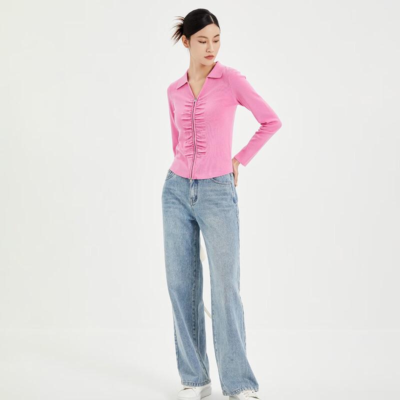 

Женский трикотажный свитер Iveni с V-образным вырезом и длинными рукавами S