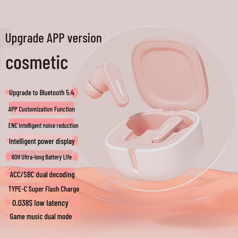 2025 Wireless Bluetooth Earbuds: Sports & Gaming, Long Battery, Low Latency, For Men & Women Students