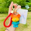 Bear Rainbow Rabbit Toy Keychain Alloy Material School Bag Pendant Decoration