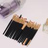 Deluxe 20Pcs Eye Makeup Brush Collection Perfect for Eyeshadow and Eyebrow with Professional-Grade