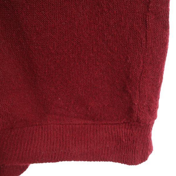 Vintage 70s Long Sleeve Cardigan Red Series Men's Used