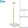 Adjustable Stainless Steel Floor-Standing Bag Display Stand for Women's Bags