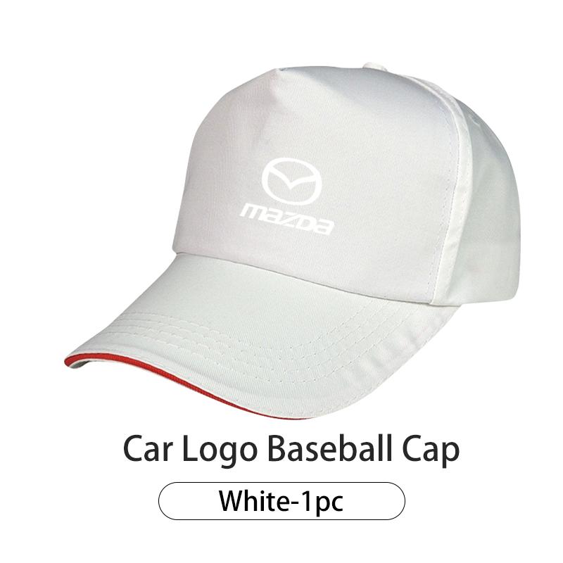 Car Baseball Cap Summer Outdoor Sun Hat Men Women Sports Hats Accessories For Mazda 3 6 CX5 CX3 CX7 MX5 MX30 CX30 CX50 RX8 CX70