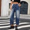 Women's Straight Pants Fashion Casual Pants Nine Point Harlan Pants