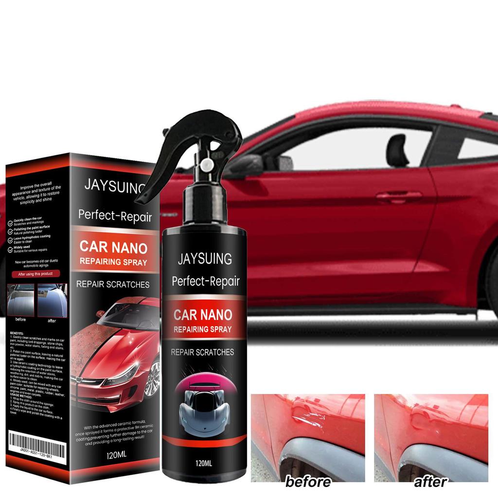 Jaysuing Automotive Coating Spray Superhydrophobic Coating for Repairing Scratches and Water Marks on Car Paintwork Dust-Repellent Polishing Spray