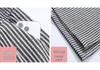 Unisex Black & White Striped Drapey Straight-Leg Pants, 2024 Spring/Autumn Wear-Resistant Casual Pants for Teens