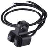 Motorcycle Handlebar Switch Control 7/8inch 3 Way On/Off Double Headlight Spotlight Control Button Ignition System Supplies Dual 3 Way Motorcycle