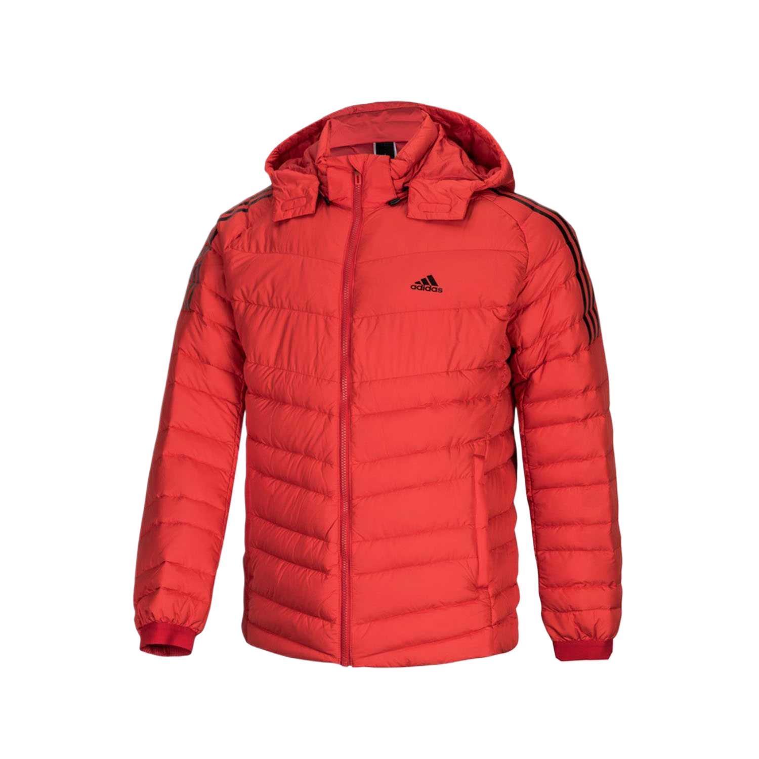 Adidas Down Jackets Men s Red Hooded Moderate BQ8578 180/100A/L