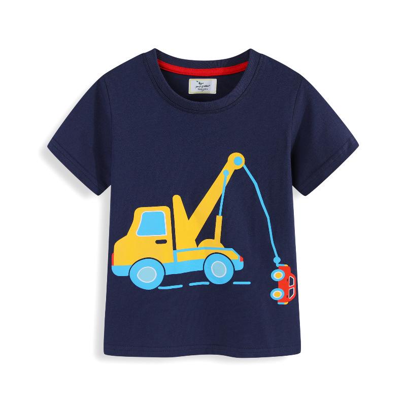 

Boys Stylish European & American Summer Short-Sleeve T-Shirts 7T/120-130CM