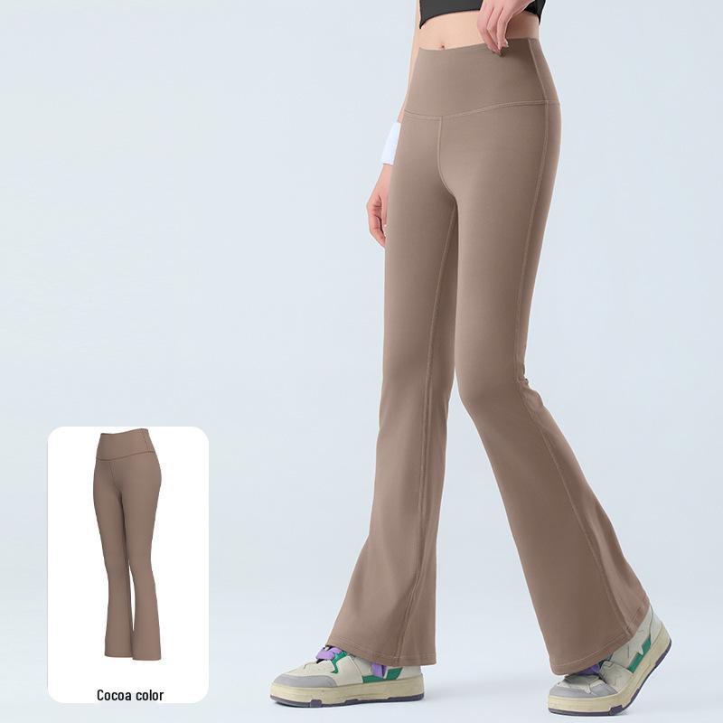 Women's Summer Flared Yoga Pants - Slimming, Hip-Lifting, High Elastic Fitness Wear