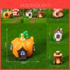 Casa de Cogumelo de Resina Caprichosa Miniaturas para Jardim Decoração de Conto de Fadas