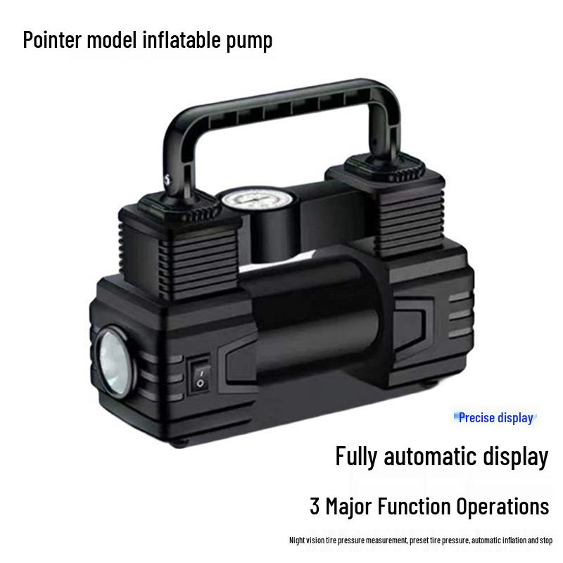 

Портативный умный цифровой автомобильный воздушный насос 12 В с дисплеем и аварийным ремонтом шин