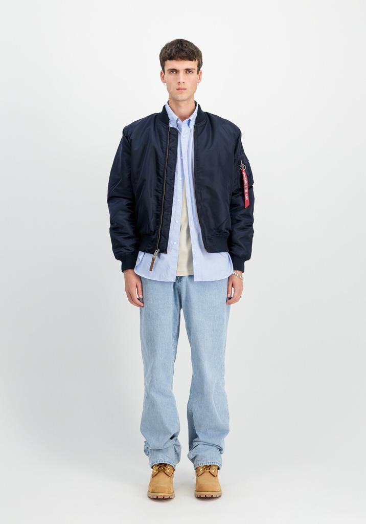 Alpha Industries MA-1 VF 59 Man (191118) Winter Jacket Replica Blue (191118-07)