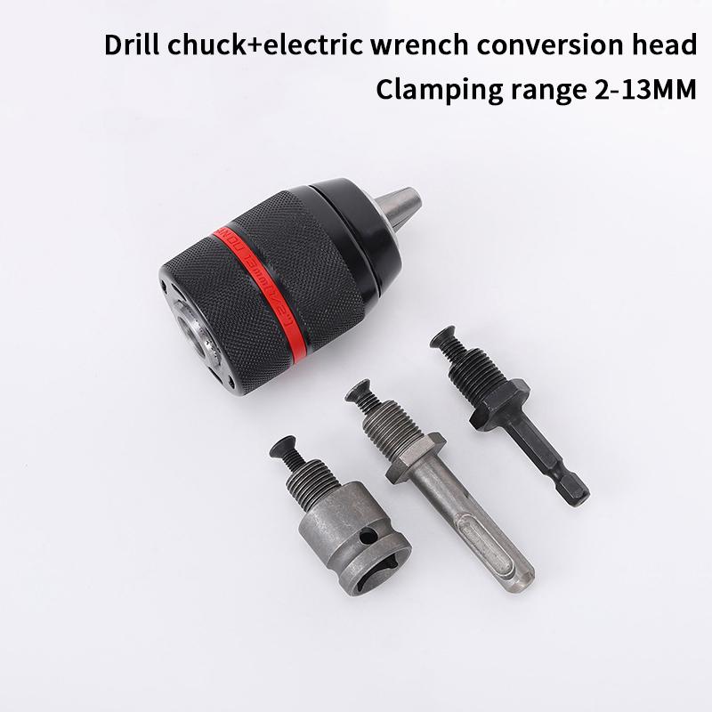 Drill Converter Chuck Socket Multi-Functional Hex Impact Driver Wrench Drill Bit Electric Screwdriver Extension Rod