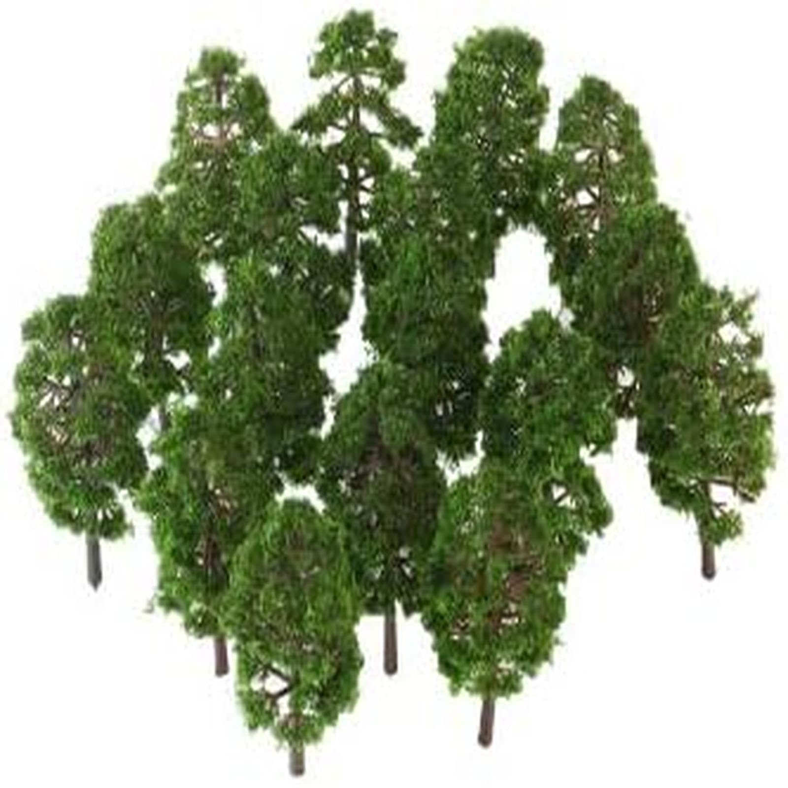 

Pureseek Tree Model Railway Sandplay Set of Dark Green Models, Trees, Models, Therapy, Buildings, Educational, Landscape, 20, Approx. 9cm,
