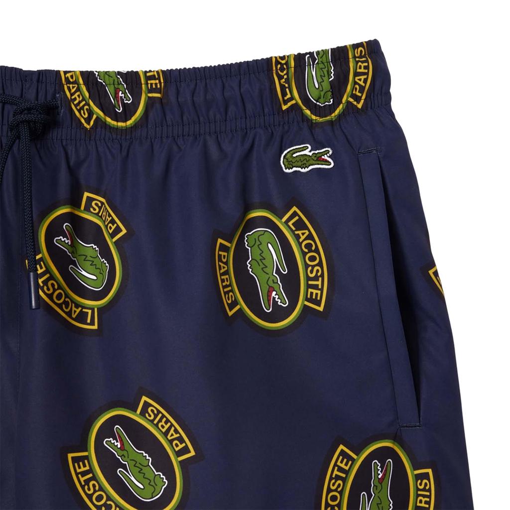 Lacoste Mens Printed Swim Shorts
