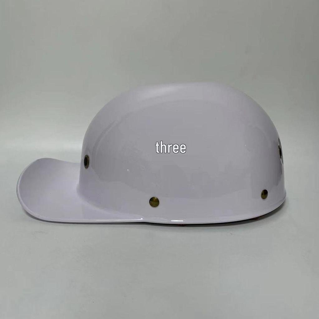 Adult Retro Electric Commuter Half Helmet, Street Fighter Design, Lightweight Gray for Men & Women.