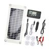 RV Solar Panel Kit 30W Polysilicon PET Battery Charger Panel with 50A Charge Voltage Controller for