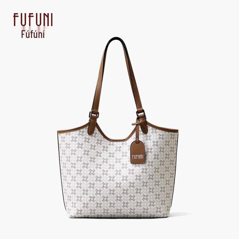 FUFUNI Large Capacity Vintage Print Hobo Tote Bag