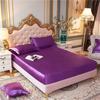 Sateng-rayon-trekklaken High-End ensfarget madrasstrekk Elastisk bånd Sengelaken Tilpasset laken 140x200 160x200