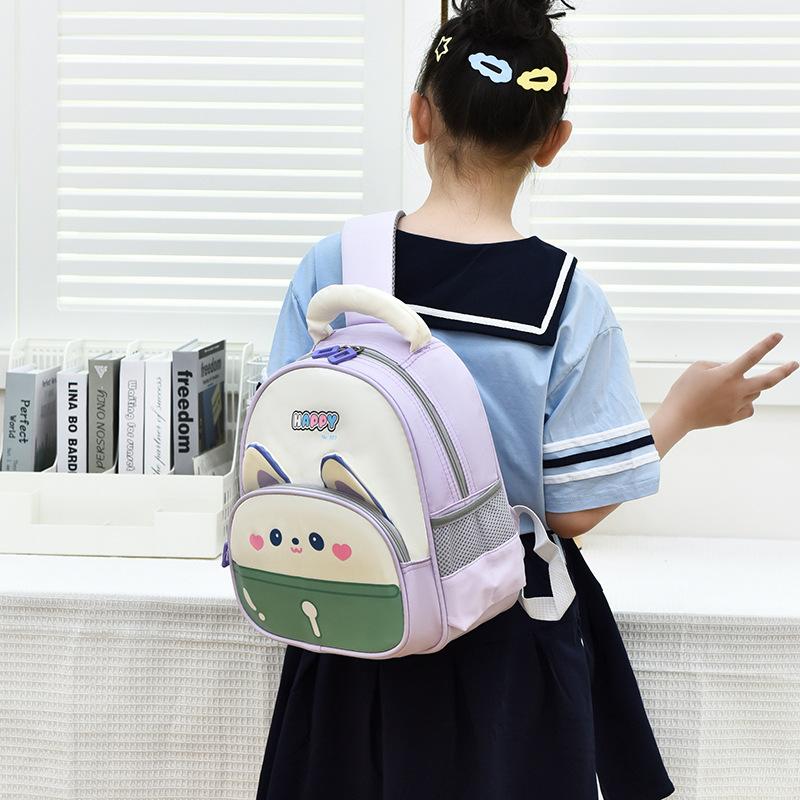 New kindergarten schoolbag cartoon large-capacity backpack fashionable children's backpack boys cute spine backpack
