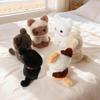 Sitting Pose Kitten Plush Toys Soft Fluffy Stuffed Cat Boys Girls Pet Cat Doll  Kids Toy