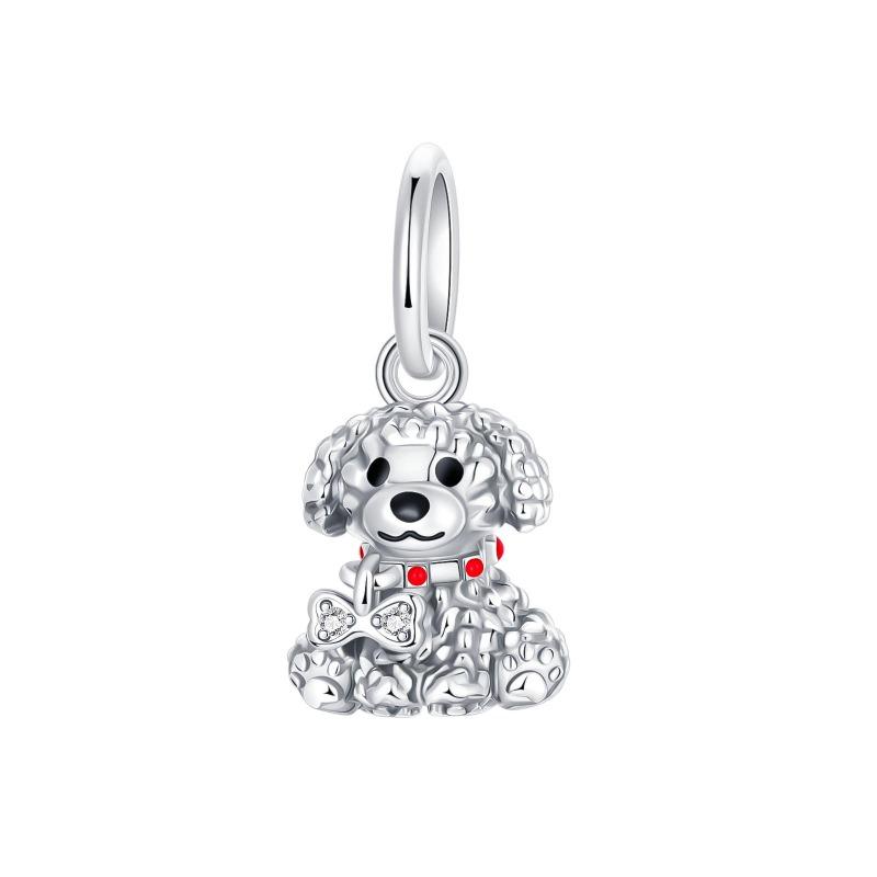 Copper Animal Charms Bear Rabbit Dog Panda Elephant Pig Kapibala Beads Pendants Fit Bracelet Diy Fine Jewelry Gift