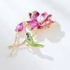Chinese Magpie Lotus Brooch Women's High-end Retro Delicate Cheongsam Hanfu Brooch Jacket Pin Accessories