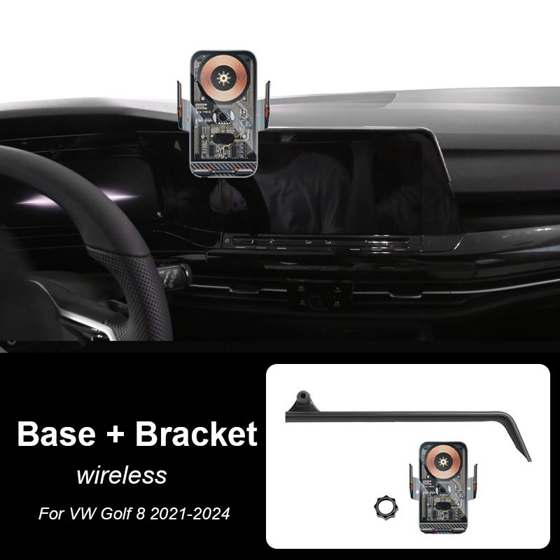 For Volkswagen Golf 8 2021 2022 2023 2024 Car Phone Holder Screen Braket Stand GPS Mobile Phone Mount Auto Accessories