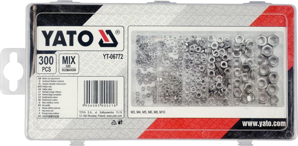 300 PCS METRIC MIX NUTS - YT-06772