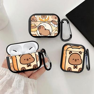 Cartoon Pattern Of Capybara Case For Airpods 1 2 Pro2 Pro Pro3 4 3 Earphone Cases Cover