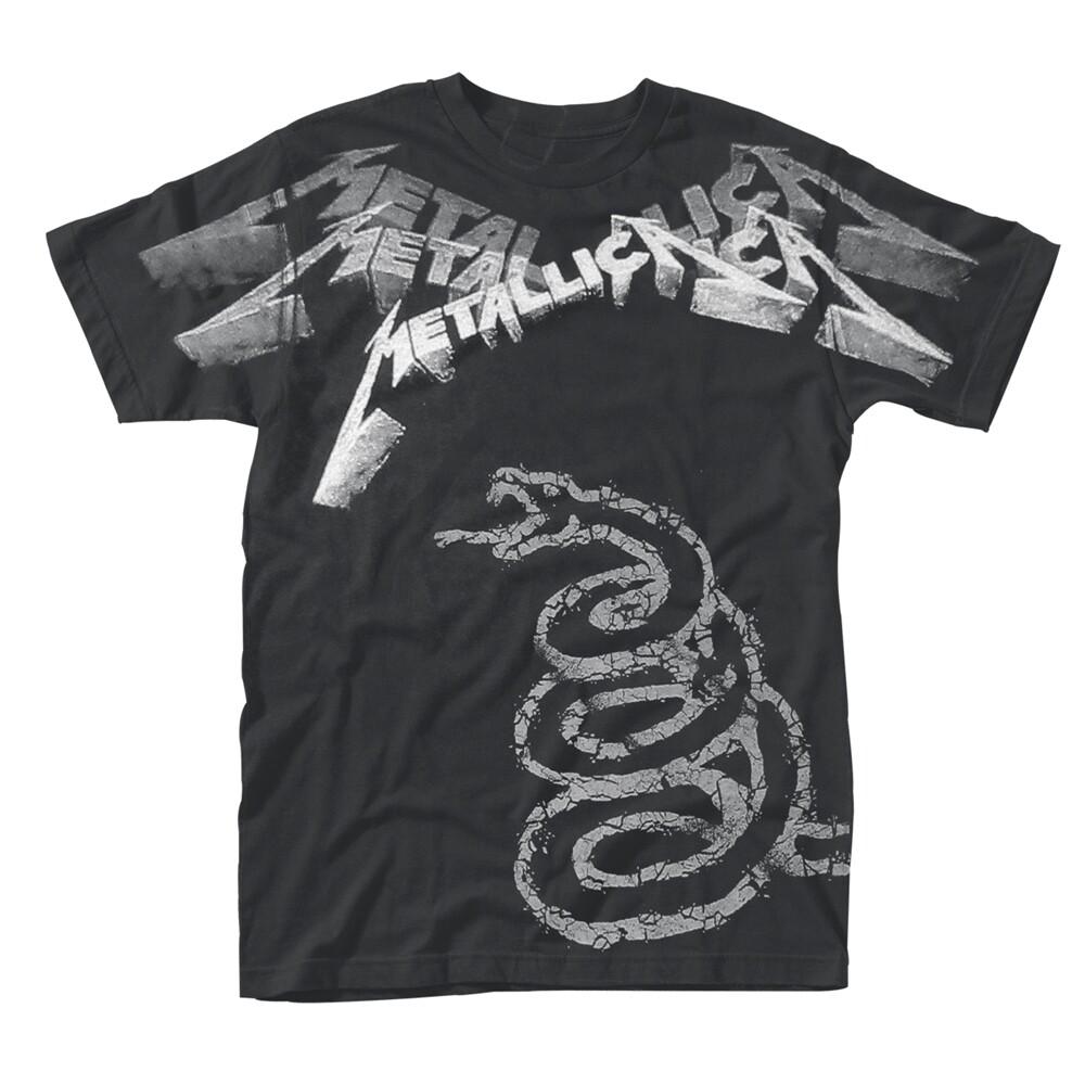 Футболка Metallica  The Black Album Faded  Jumbo Print - НОВАЯ Унисекс Футболка XL