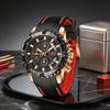 LIGE Fashion Men Watches Top Brand Luxury Silicone Sport Watch Men Quartz Date Clock Waterproof Wristwatch Chronograph Clock Man