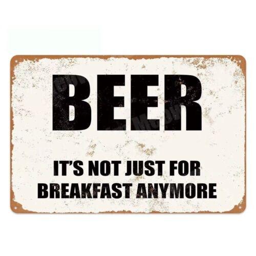 

Beer Joke Tin Metal Sign Man Cave Bar Garage Wall Art 20x30cm（7.8x11.8inch）