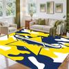 North Queensland Cowboys Design Crystal Velvet Rug Soft Decorative Mat for Bedroom Entrance