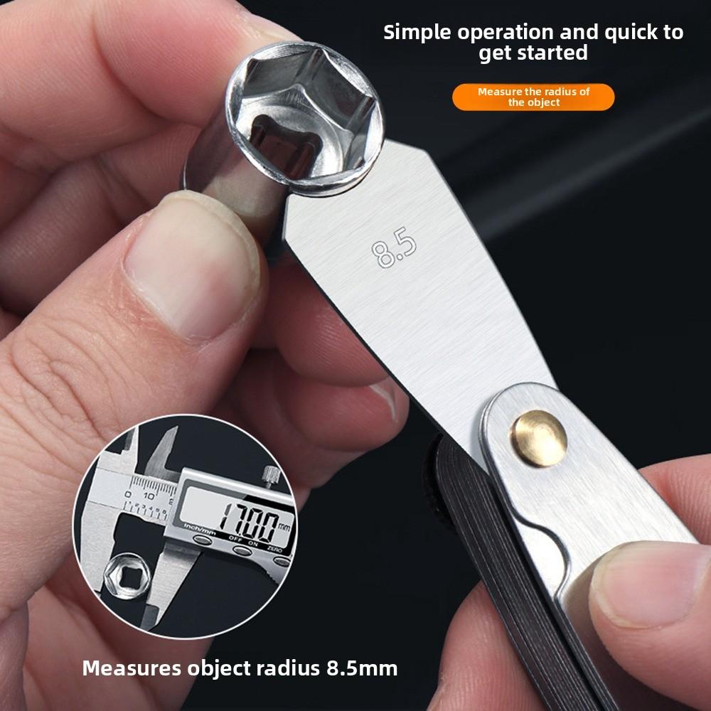 Stainless Steel Sample R Gauge Screw Pitch Center Measurement  Industrial Measurement