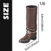 1/6 Woman's Knee High Boot Doll Shoes, Knight Boots Footwear for 12inch Action Figure Dress up