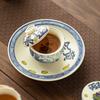 140ml Chinese Ceramic Gaiwan Pot Bearing Handmade Lucky Fish Tea Tureen Porcelain Teacup Household Tea Bowl Personal Teaware
