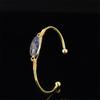 Hand-Wound Natural Stone Crystal Stone Moonstone Gold Hemming Bracelet Bracelet Bracelet B15